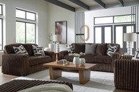 Chocolate Corduroy Sectional