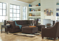 The Maier Chocolate Sectional