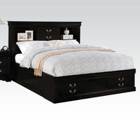 The L Philippe III Black Storage Bedroom Collection 