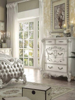 The Versailles Ivory Velvet Bedroom Collection Chest  