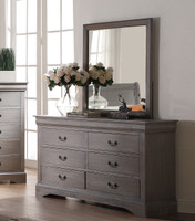 The L Philippe Antique Gray Bedroom Collection