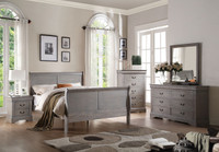 The Louis Philippe Antique Gray Bedroom Chest