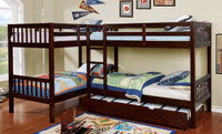 The Marquette Quadruple Twin Bunk Bed