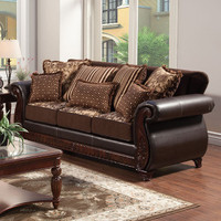 The Franklin Dark Brown Living Room Collection