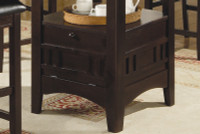 The Lavon Espresso Counter Height Table Set