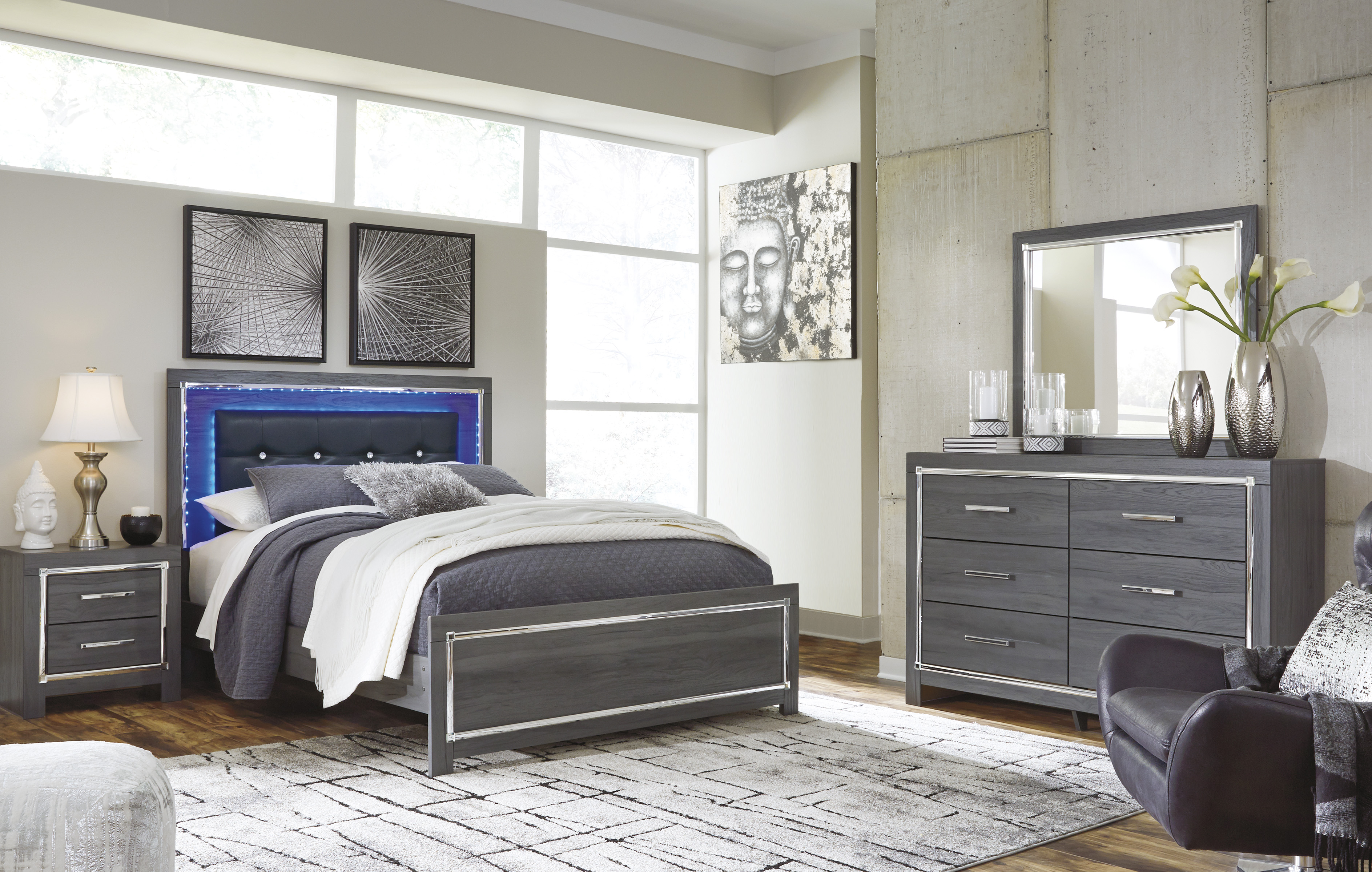 The 6pc Lodanna Full Youth Collection Miami Direct Furniture