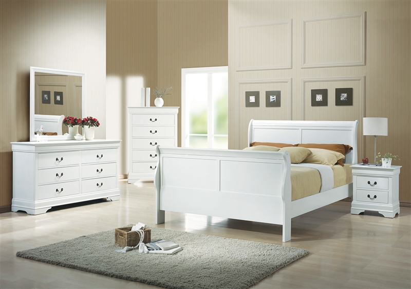 23830 Acme Louis Philippe White Bedroom Collection