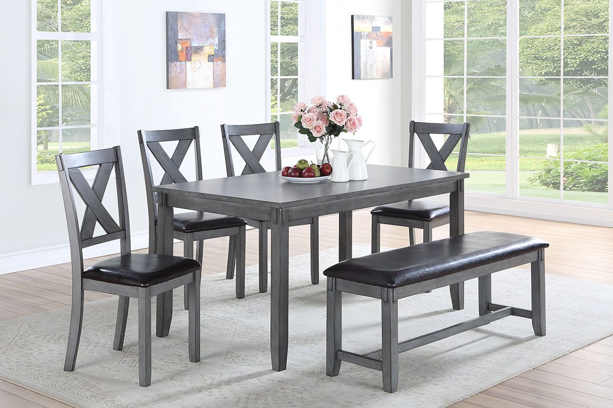 The 6pc Laurel Dinette Set - Miami Direct Furniture