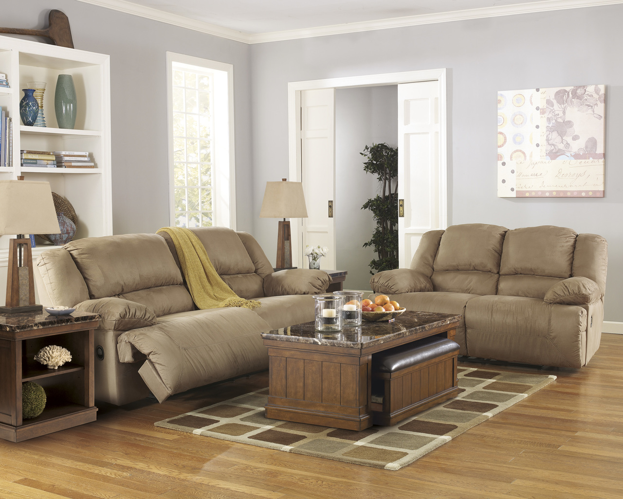 The Hogan Reclining Living Room Set Miami Direct Furniture