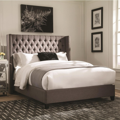 The Benicia Upholstered Bed - Miami Direct Furniture