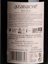 Azabache Reserva Rioja Label