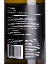 Logan Weemala Pinot Gris Label