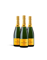Veuve Clicquot Yellow Label Champagne Trio