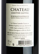 Chateau Lamothe Label