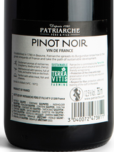 Patriarche Père et Fils Pinot Noir - Label