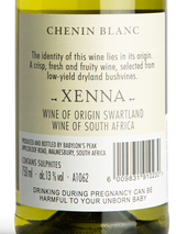 Xenna Chenin Blanc Label