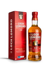 Loch Lomond Single Malt Scotch Whisky 12YO - Front with Box