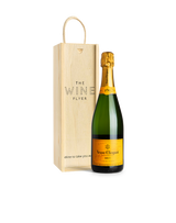 Veuve Clicquot Yellow Label in Wooden Gift Box