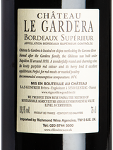 Château Le Gardera Bordeaux Supérieur 2020 - Label Château Le Gardera Bordeaux Supérieur 2020 - Label
