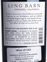 Long Barn Zinfandel Label