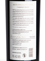 Siete Fincas Secreto Cabernet Franc Label