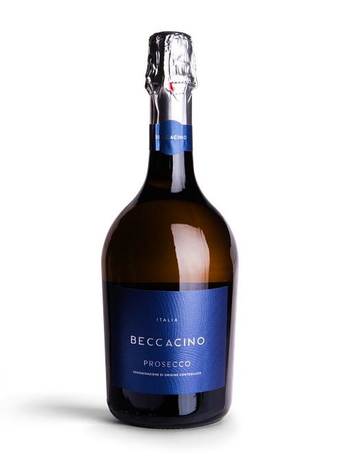 Beccacino Prosecco Brut NV – Crisp Italian Brut Prosecco with Fresh Apple Notes