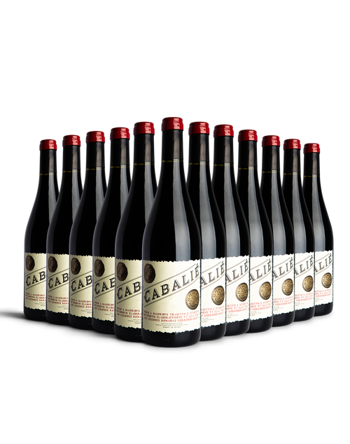 Cabalié Red Wine – Case of 12 Bottles | A rich blend of Grenache, Syrah, and Carignan with deep fruit intensity.