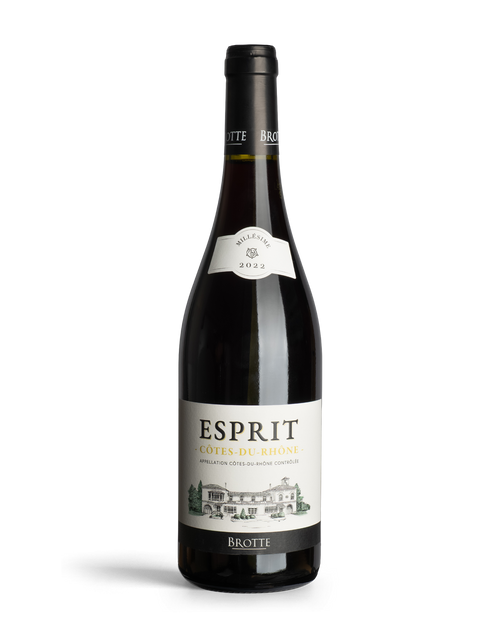 Esprit Rouge Côtes du Rhône AOC Front