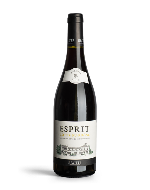 Esprit Rouge Côtes du Rhône AOC Front
