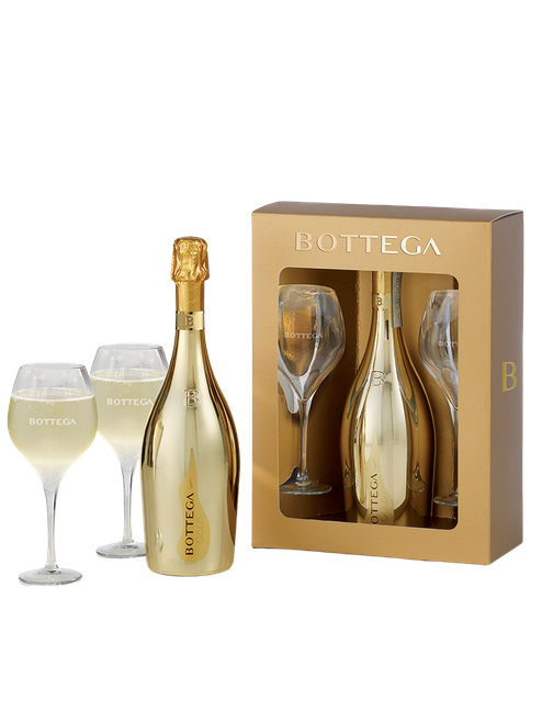 Bottega Gold Rarity Gift (75Cl + 2 Flutes)