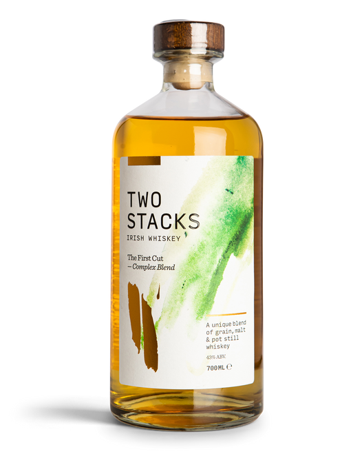 Two Stacks - The First Cut Blended Irish Whiskey - Front