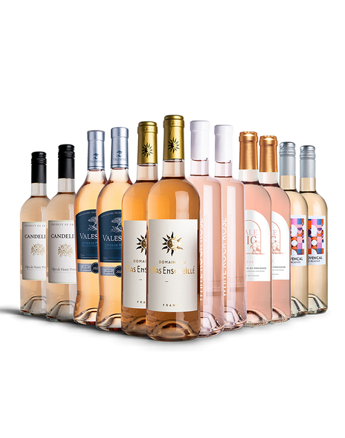 Rose wine selection