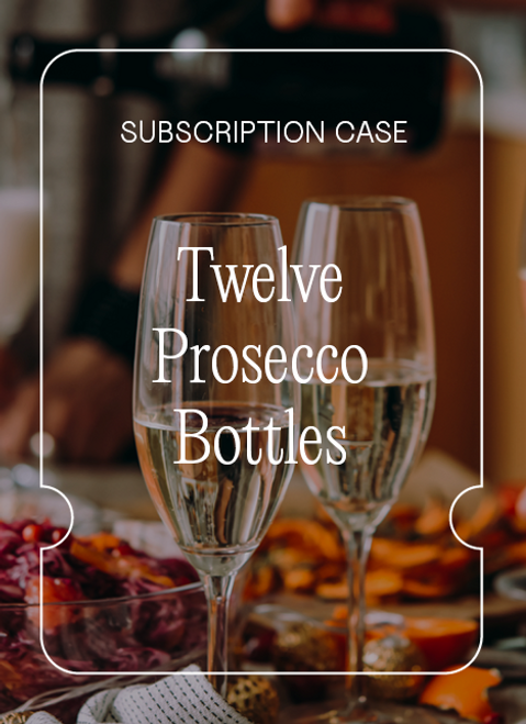 Twelve Prosecco Bottle Subscription Case