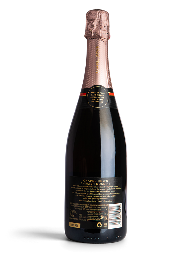 Chapel Down English Sparkling Rosé NV The Wine Flyer
