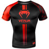 VENUM LOGOS RASHGUARD - SHORT SLEEVES - BLACK/RED VENUM LOGOS RASHGUARD - SHORT SLEEVES - BLACK/RED