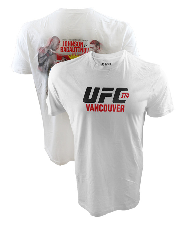 UFC 174 Event Shirt Demetrious Johnson, Bagautinov, Rory ...