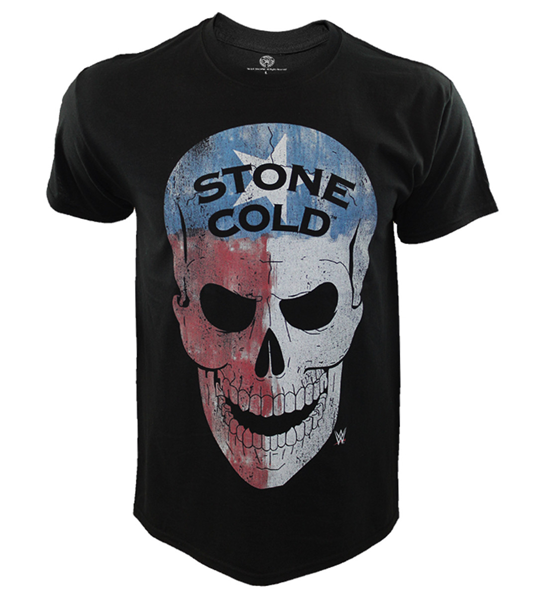 stone cold red skull shirt