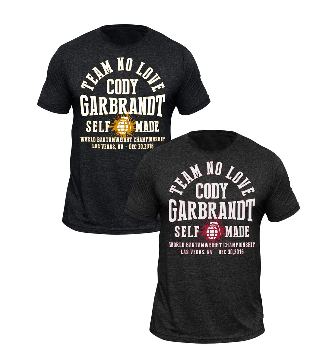 Cody Garbrandt UFC 207 Team No Love Shirt
