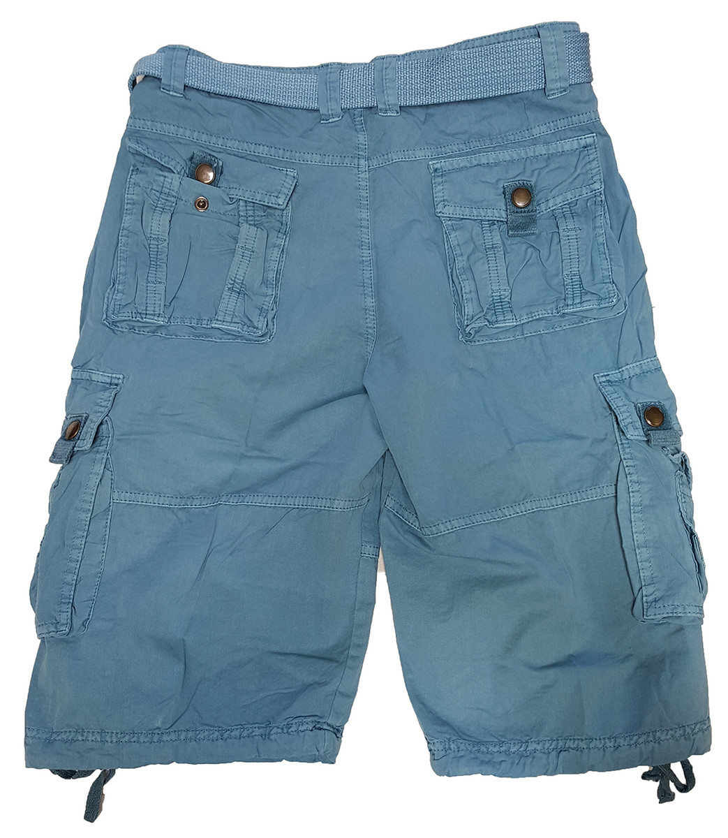 Mens Casual Cargo Shorts with Belt