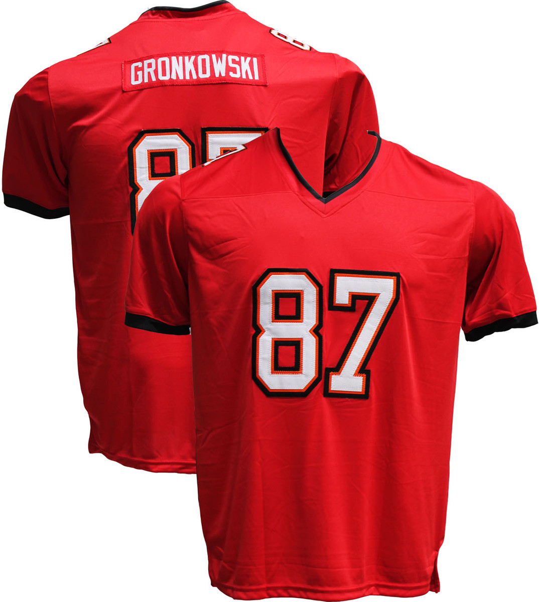 red gronkowski jersey