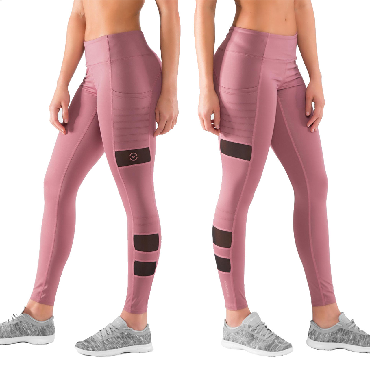 Virus Women's Stay Cool ZEPU Mesh Compression Pant (ECO40) Rose brown