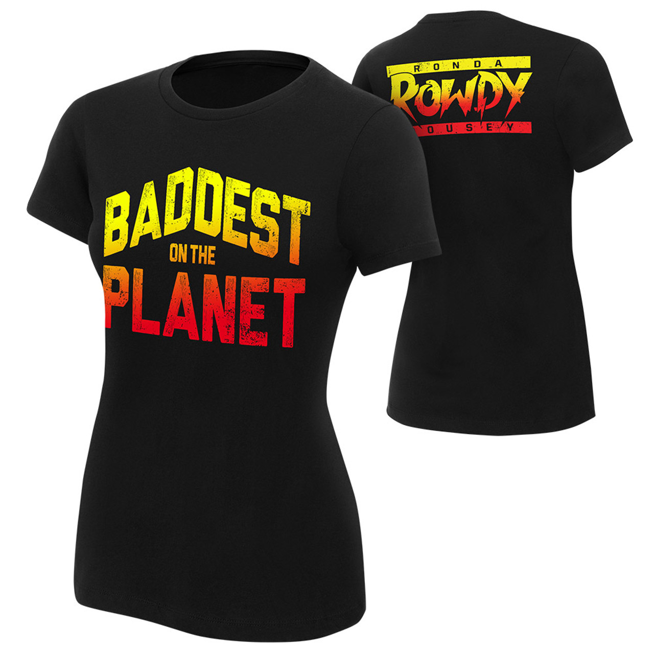 WWE Ronda Rousey On The Planet" Authentic Womens T-Shirt