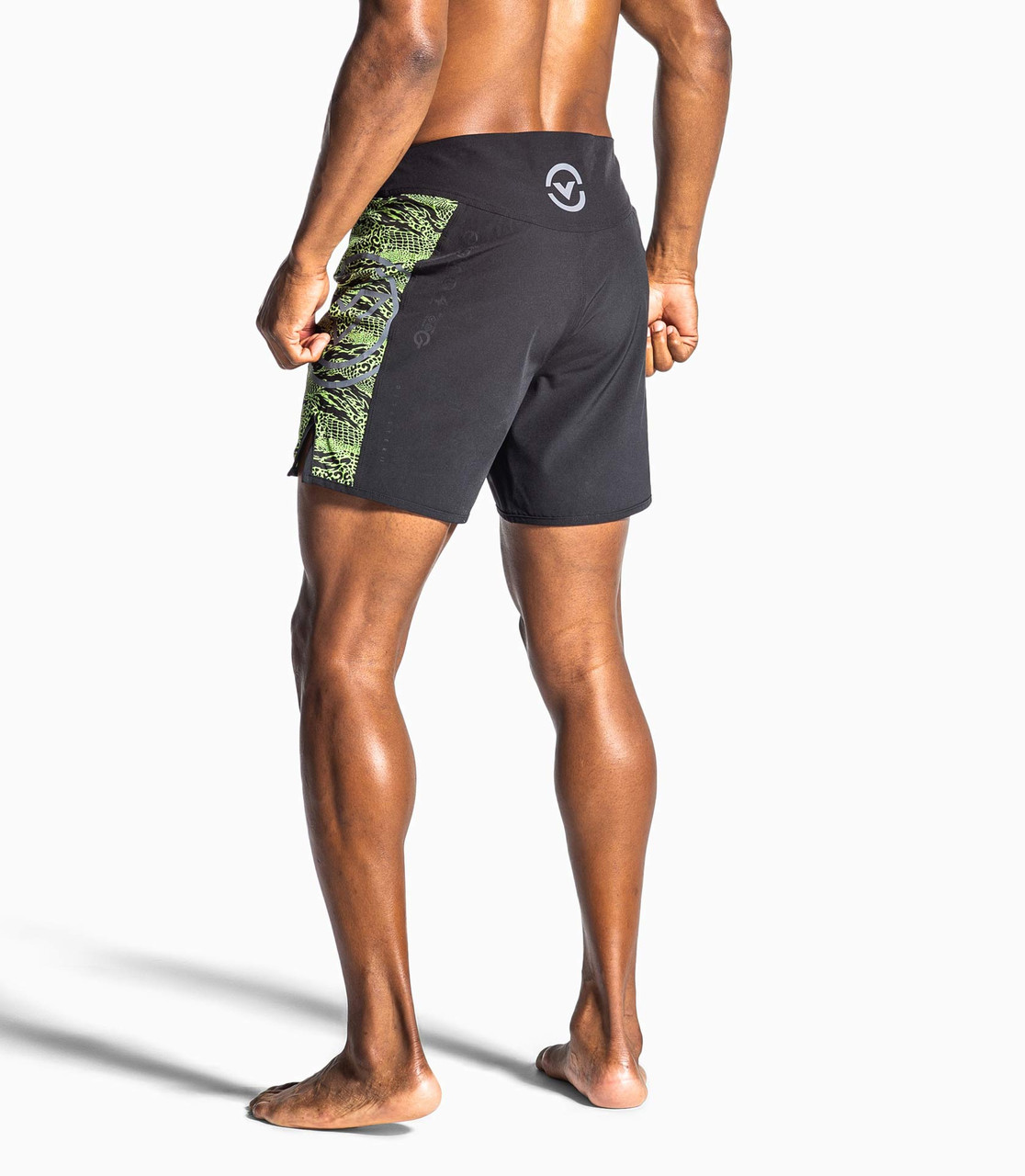 VIRUS DISASTER 2 COMBAT SHORTS - BLACK/MONSTER GREEN