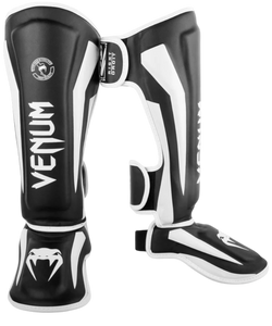 Venum Elite Standup Shinguards - Black/White
