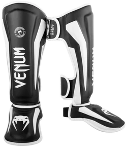 Venum Elite Standup Shinguards - Black/White
