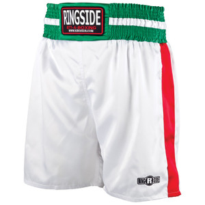 Ringside Pro-Style White Boxing trunks Ringside Pro-Style White Boxing trunks