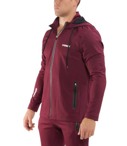 Virus Mens BioFleet Full Zip Training Jacket (AU17) Maroon Virus Mens BioFleet Full Zip Training Jacket (AU17) Maroon