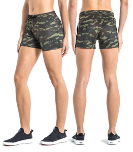 VIRUS WOMENS EAU58 BOLT SHIELD SHORTS GREEN CAMO VIRUS WOMENS EAU58 BOLT SHIELD SHORTS GREEN CAMO