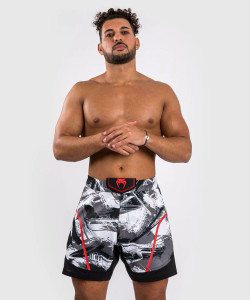 Venum Electron 3.0 Fight Shorts - Grey/Red Venum Electron 3.0 Fight Shorts - Grey/Red