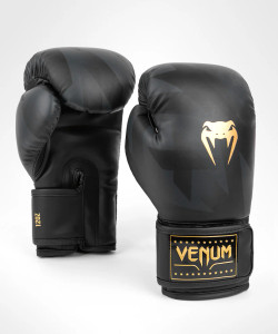 Venum Razor Boxing Gloves - Black/Gold Venum Razor Boxing Gloves - Black/Gold